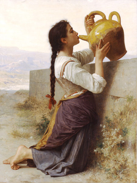 Adolphe William Bouguereau Thirst